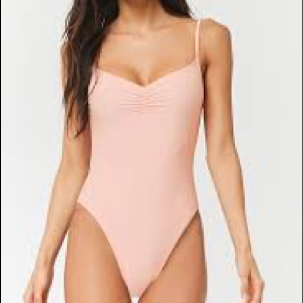 Pink one piece 💕